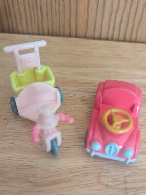 Sylvanian Families Calico Critters Tricycle and Mini Car for Babies Riding Toys